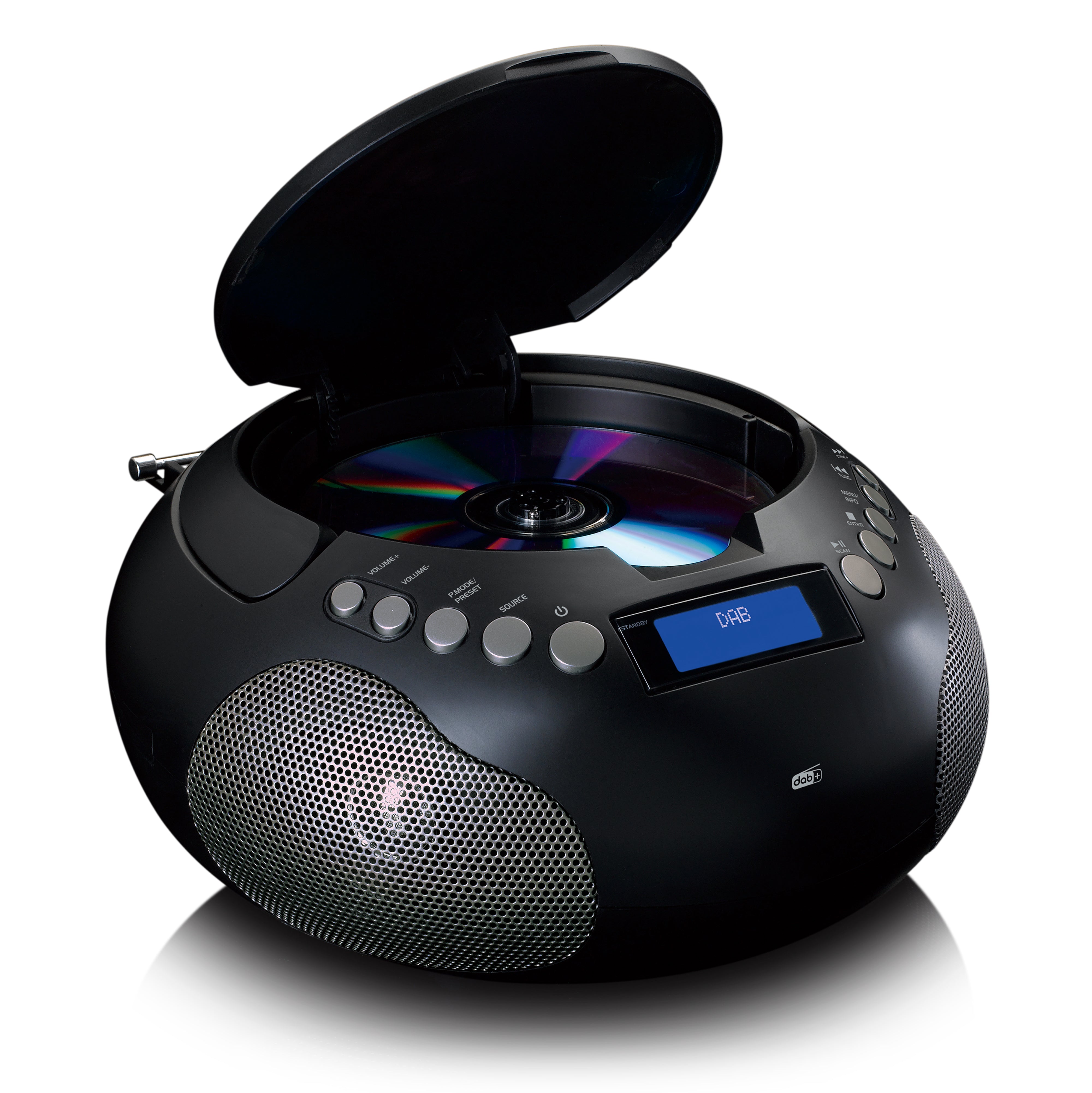 Boombox mit DAB+/ FM-Radio und Bluetooth® Schwarz