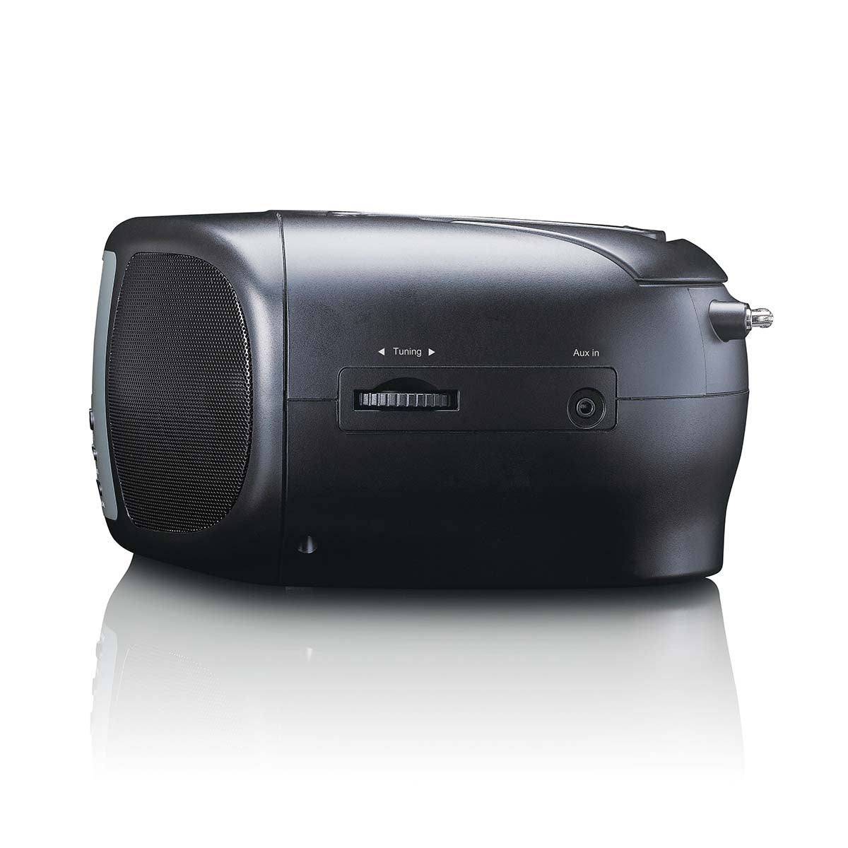 Tragbares DAB+/FM-Radio mit Bluetooth® CD-Player und großem LCD-Farbdisplay Schwarz