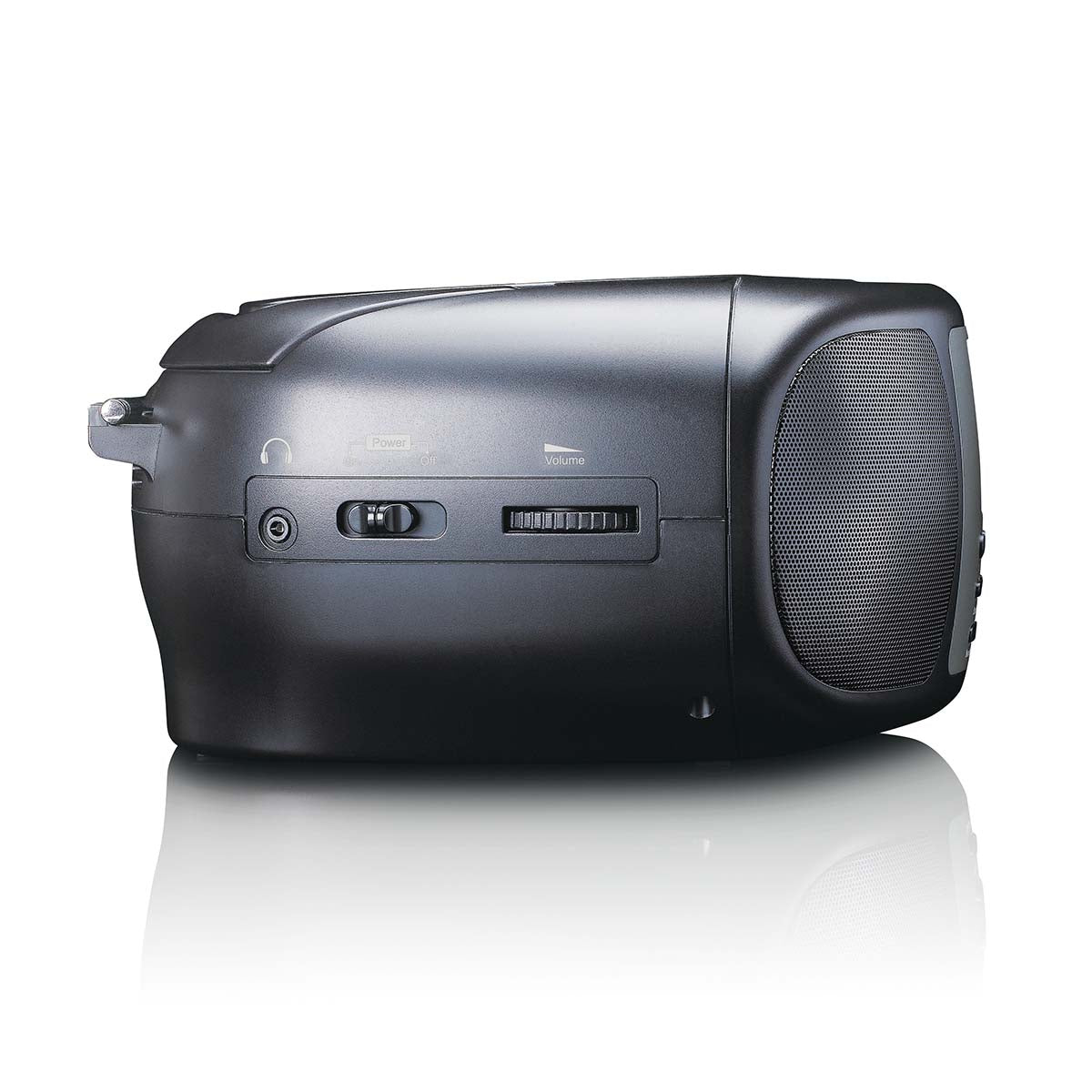 Tragbares DAB+/FM-Radio mit Bluetooth® CD-Player und großem LCD-Farbdisplay Schwarz