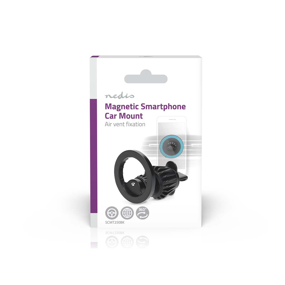 Kfz- Smartphonehalterung | Magnetisch | Gebläse | Universal | Verstellbarer Winkel
