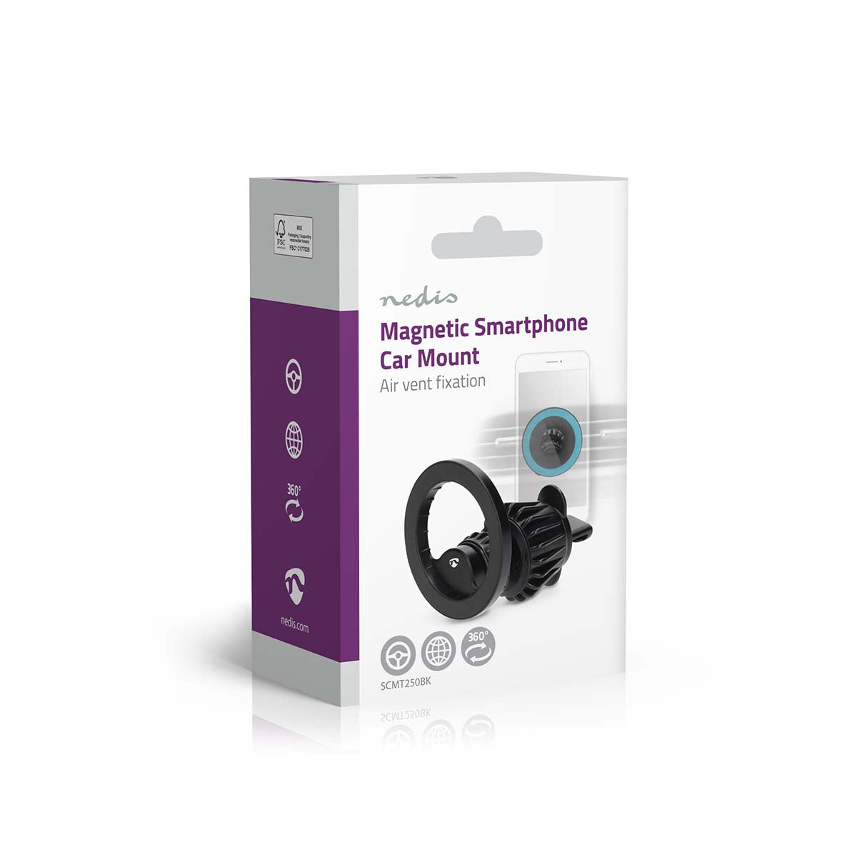 Kfz- Smartphonehalterung | Magnetisch | Gebläse | Universal | Verstellbarer Winkel