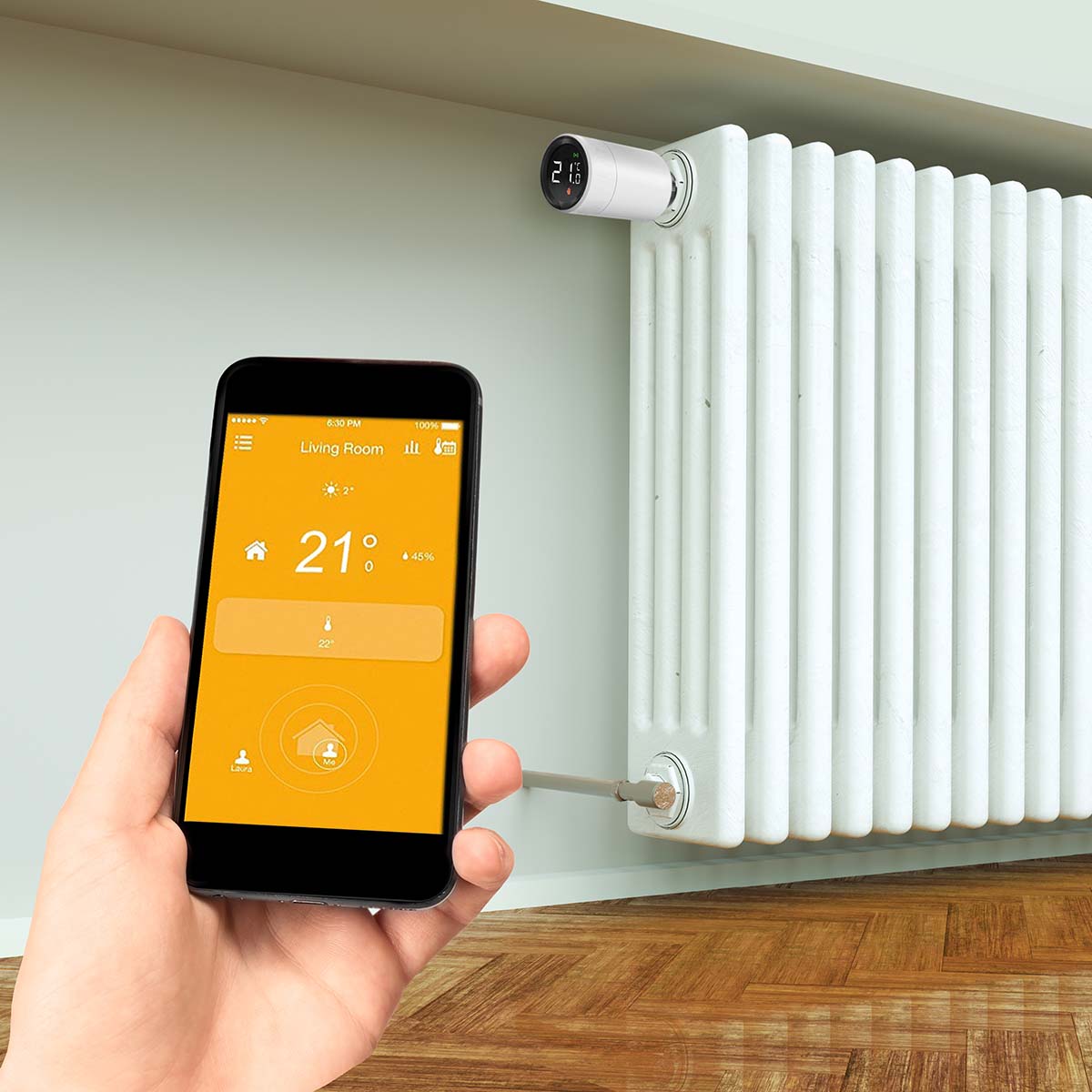 Smart Zigbee Thermostat-Heizkörperventil