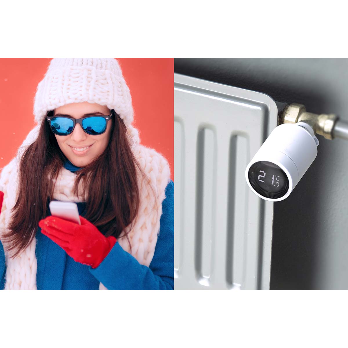 Smart Zigbee Thermostat-Heizkörperventil