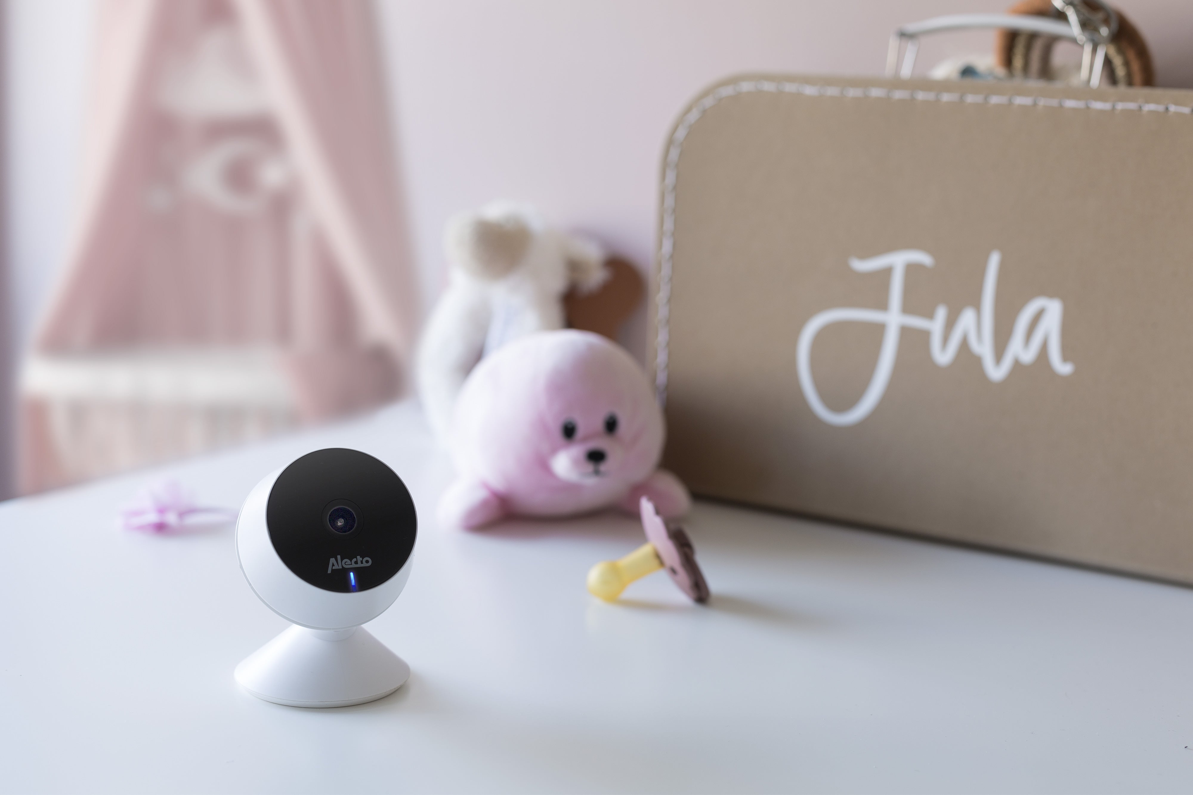 Wi-Fi-Babyphone mit Kamera Weiß