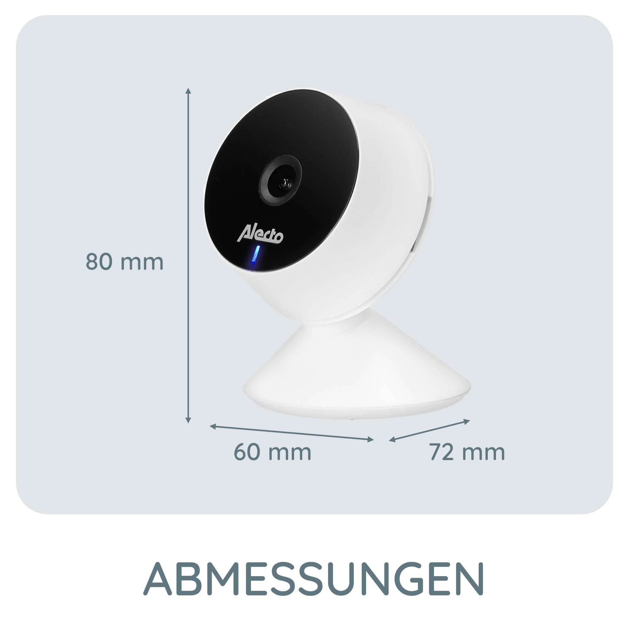 Wi-Fi-Babyphone mit Kamera Weiß