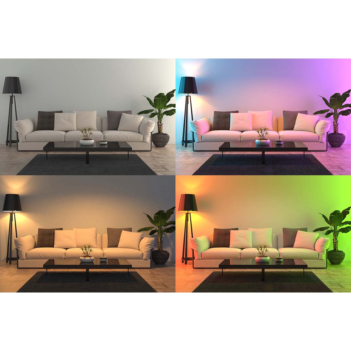 SMARTBULB10 Smart LED-Farblampe mit Wi-Fi E27 9W