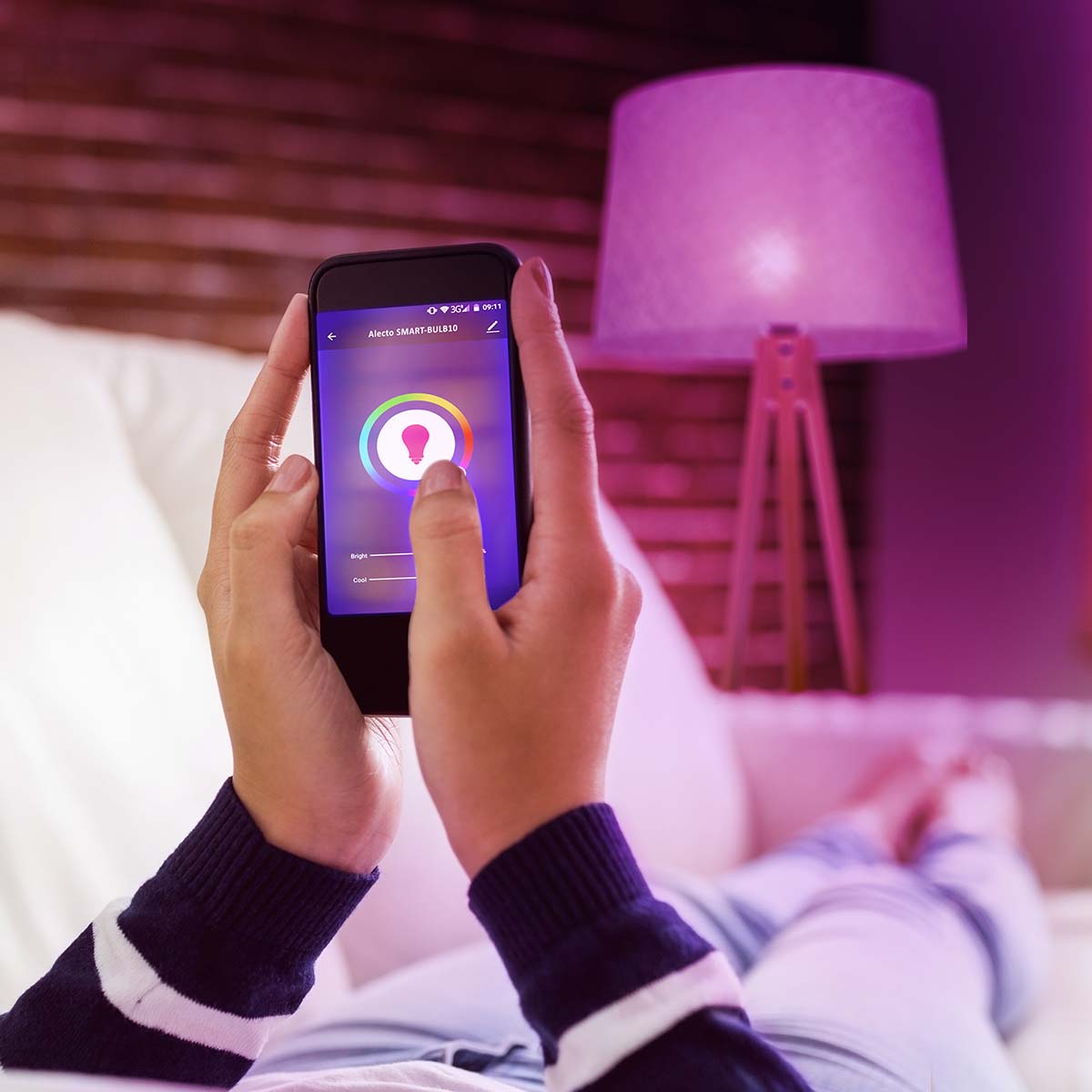 SMARTLIGHT40 Smarte LED-Farblampe mit Wi-Fi