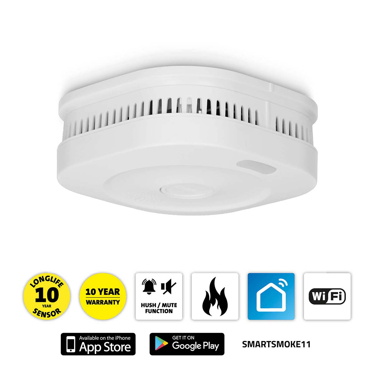 SMARTSMOKE11 Wi-Fi Smarter Rauchmelder