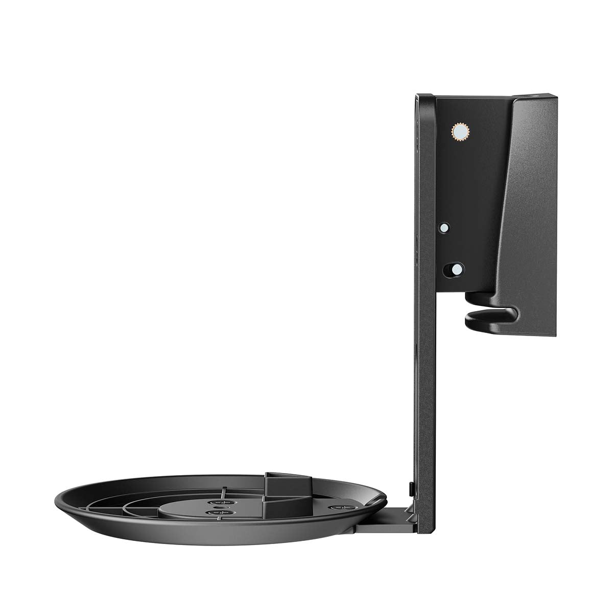 Lautsprecherhalter | Kompatibel mit: Sonos® Era100 | Wand | 3 kg | Drehgelenk / Neigung | kippbar | drehbar | ABS / Metall | Schwarz