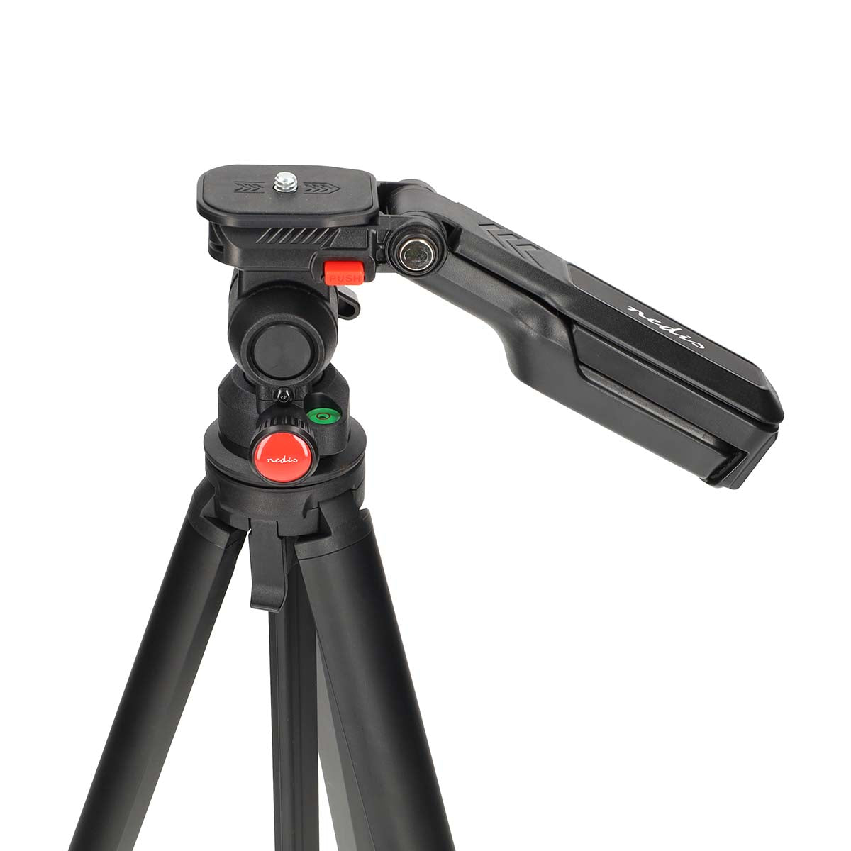 Stativ | Maximale Belastbarkeit: 3 kg | Min. arbeitshöhe: 41.5 cm | Max. Arbeitshöhe: 160 cm | 5 Segmente | Pan & Tilt | Tragetasche enthalten | ABS / Aluminium | Schwarz
