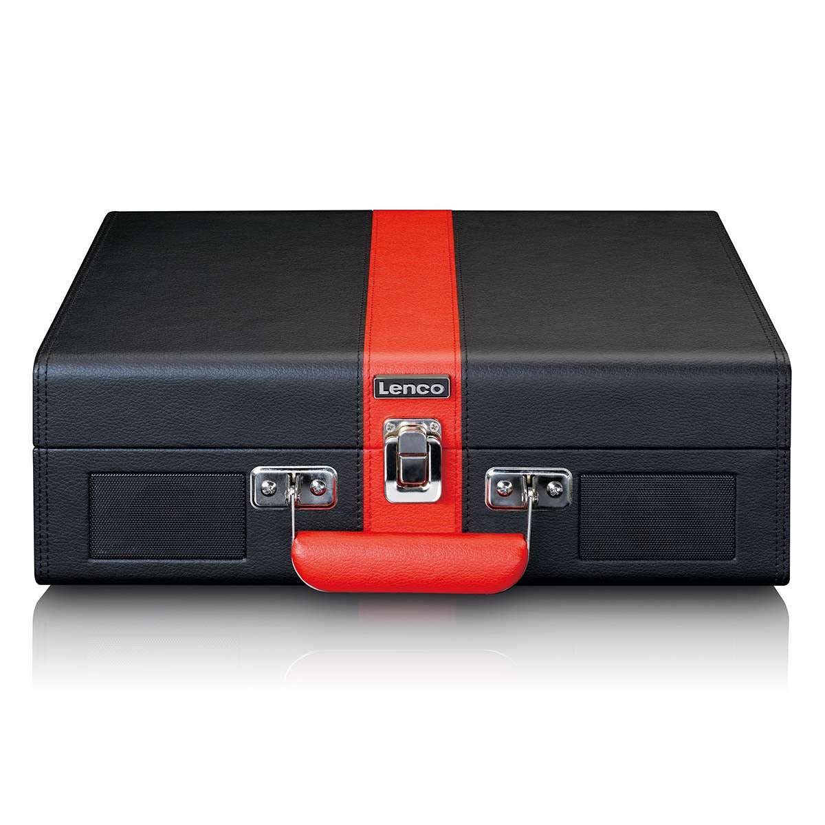 Record Player with Bluetooth® reception and built in speakers Black / Red
