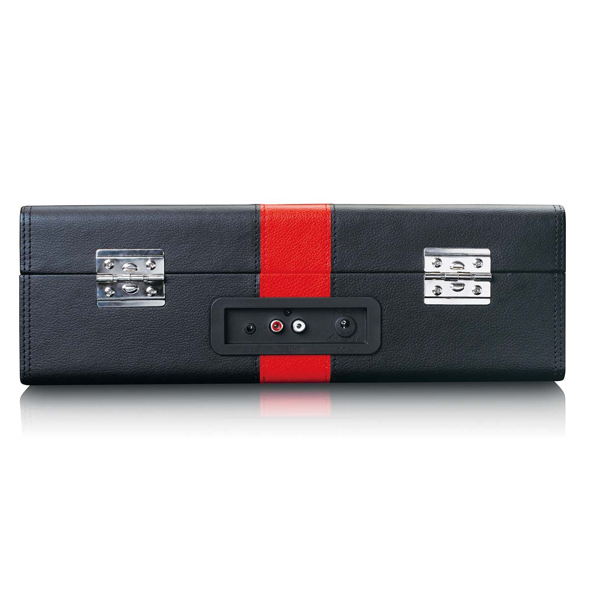 Record Player with Bluetooth® reception and built in speakers Black / Red