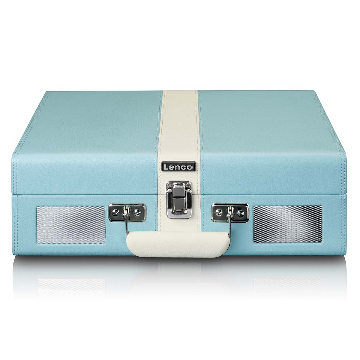 Record Player with Bluetooth® reception and built in speakers Blue / White