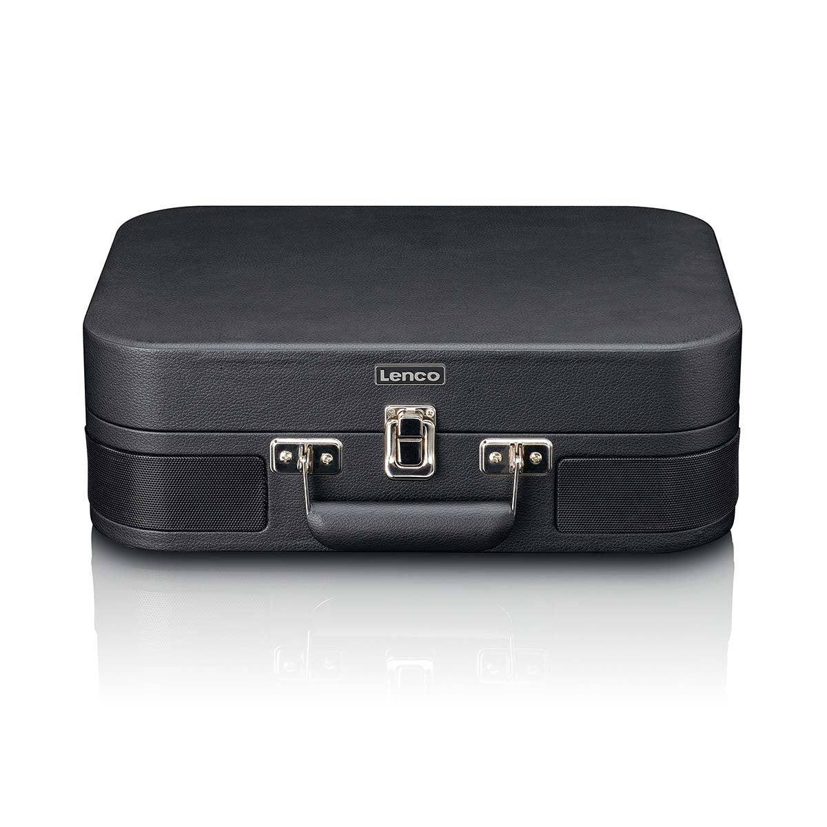 Retro Bluetooth® Plattenspieler mit eingebauten Lautsprechern Schwarz