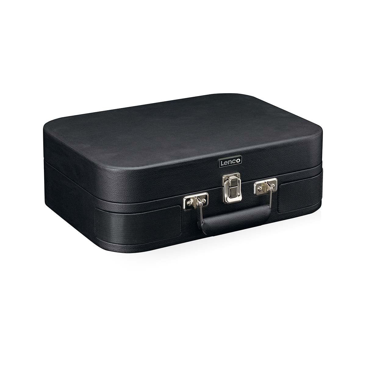 Retro Bluetooth® Plattenspieler mit eingebauten Lautsprechern Schwarz