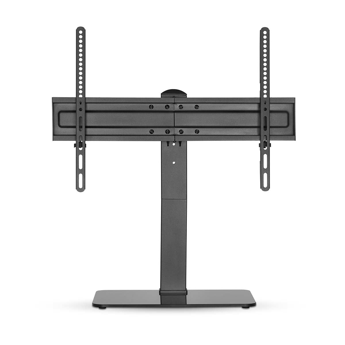 Fester TV-Ständer | 37 - 70 " | maximal unterstützes Bildschirmgewicht: 40 kg | Einstellbare voreingestellte Höhen | Gehärtetes Glas / Stahl | Schwarz