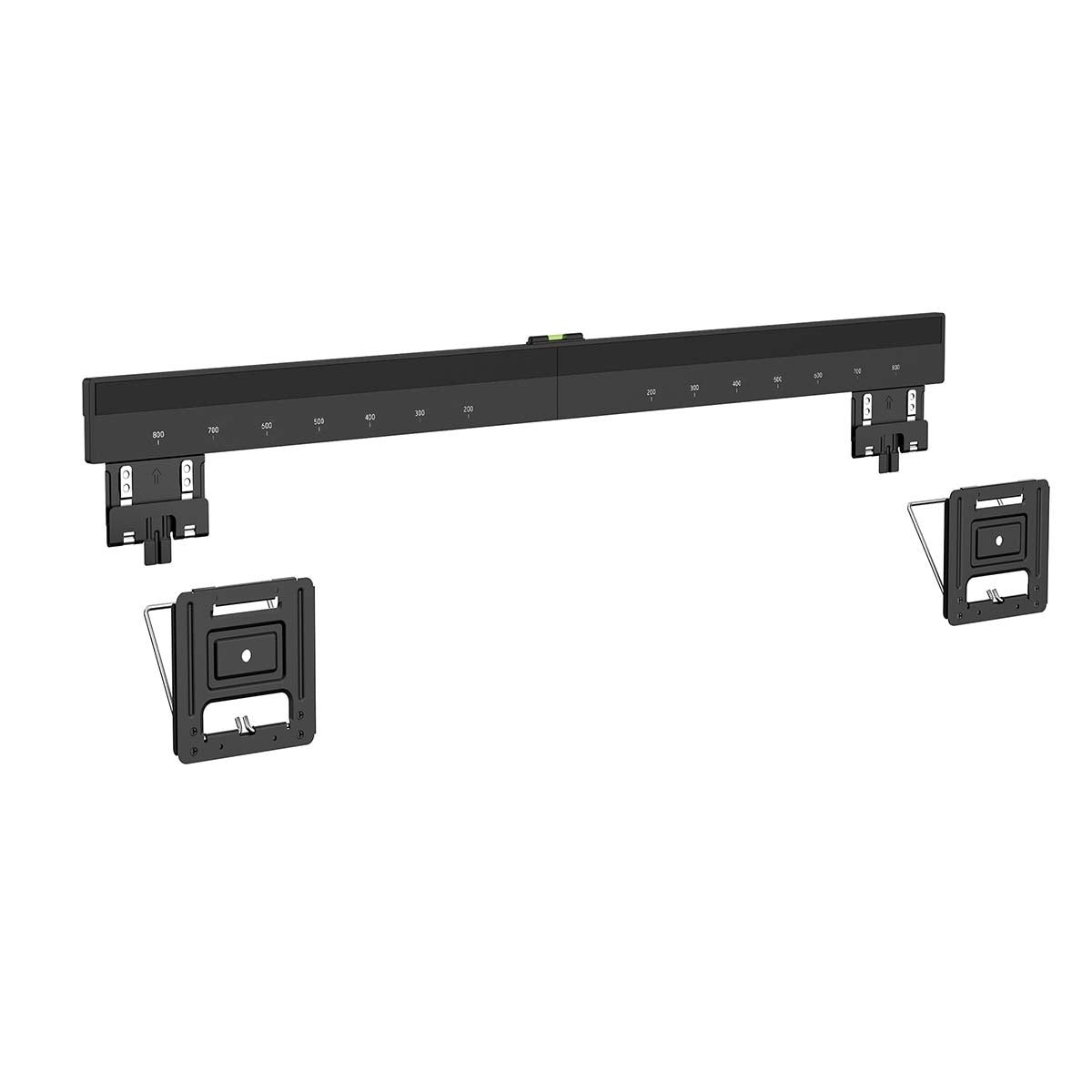 Feste TV-Wandhalterung | 43 - 100 " | maximal unterstützes Bildschirmgewicht: 75 kg | Minimaler Wandabstand: 9.50 mm | Stahl | Schwarz