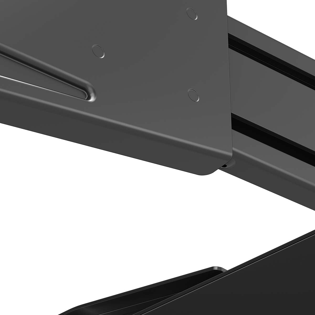 Vollbewegliche-TV-Wandhalterung | 43 - 90 " | maximal unterstützes Bildschirmgewicht: 50 kg | kippbar | drehbar | Minimaler Wandabstand: 19.6 mm | 2 Drehpunkt(e) | ABS / Metall | Schwarz
