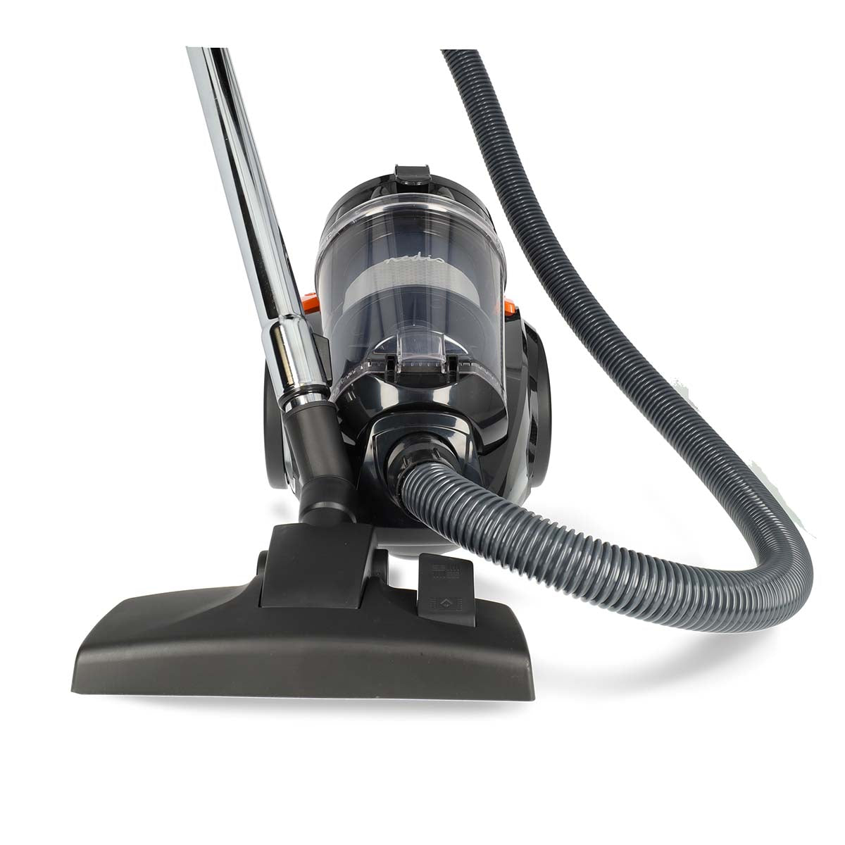 Staubsauger ohne Beutel | Beutellos | 700 W | Staubkapazität: 3.0 l | Kombi-Bürste | Aktionsradius: 8.50 m | HEPA Luftfilter | Anthrazit / Orange / Schwarz
