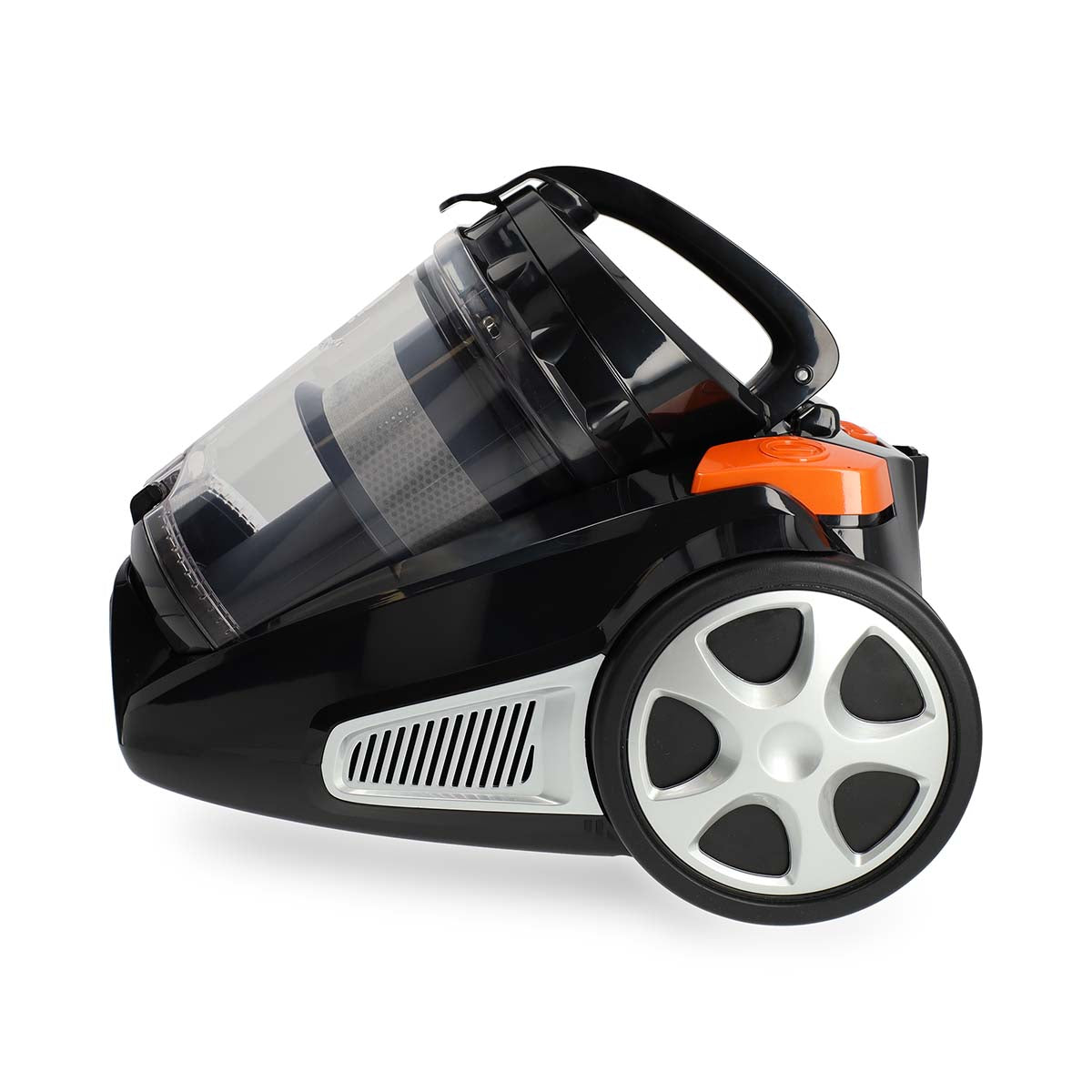 Staubsauger ohne Beutel | Beutellos | 700 W | Staubkapazität: 3.0 l | Kombi-Bürste | Aktionsradius: 8.50 m | HEPA Luftfilter | Anthrazit / Orange / Schwarz