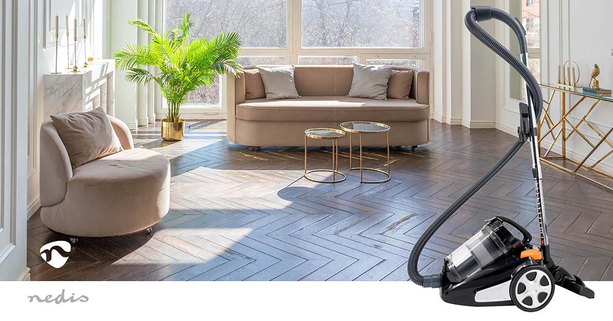 Staubsauger ohne Beutel | Beutellos | 700 W | Staubkapazität: 3.0 l | Kombi-Bürste | Aktionsradius: 8.50 m | HEPA Luftfilter | Anthrazit / Orange / Schwarz
