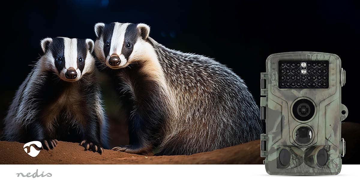 Wildlife Kamera | 4K@10fps | 50 MPixel | 5 MPixel CMOS | IP65 | Schwarz No-Glow IR | Nachtsicht | Blickwinkel: 60 ° | Bewegungssensor | Erfassungswinkel: 130 ° | Erfassungsbereich: 20 m | Monitorgröße: 2.4 " | LCD Screen | Braun / Grün