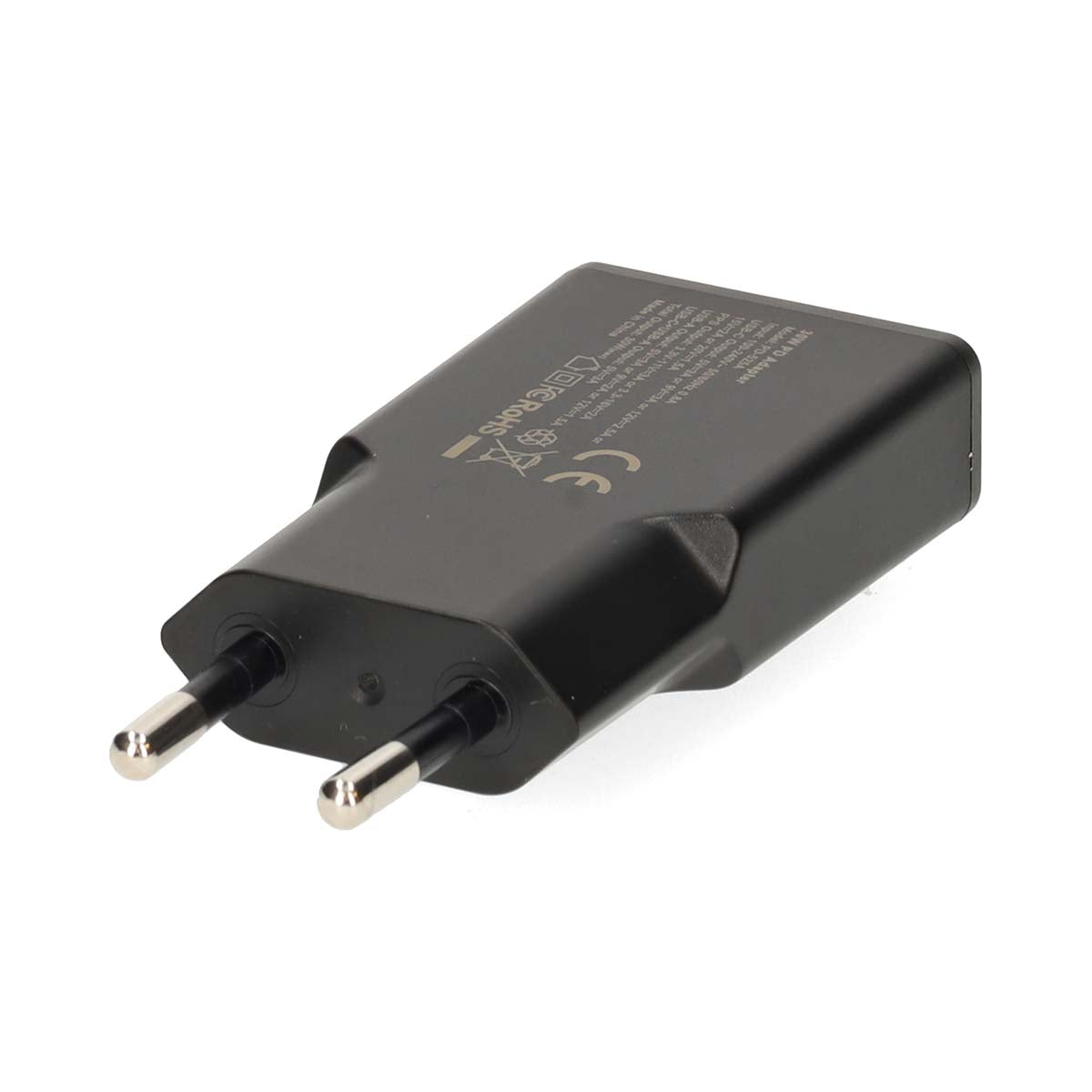Netzladegerät | 30 W | GaN | PD3.0 30W | Schnellladefunktion | 1.5 / 2.0 / 2.5 / 3.0 A | Anzahl der Ausgänge: 2 | USB-A / USB-C™ | USB Type-C™ (Lose) Kabel | 1.50 m | Automatische Spannungswahl | Schwarz
