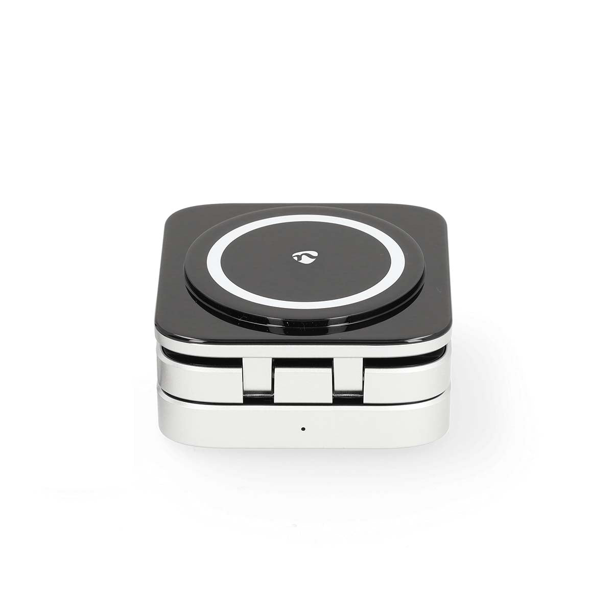 Drahtloses Ladegerät | 3 in 1 | 2.5 / 5 / 15 W | LED-Anzeige im Einsatz | inkl. Kabel | USB-A / USB-C™ | 1.00 m