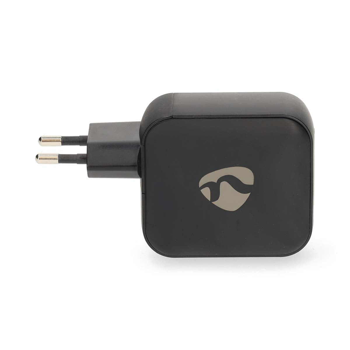 Netzladegerät | 100 W | GaN | PD3.0 | Schnellladefunktion | 2.5 / 3.0 / 5.0 A | Anzahl der Ausgänge: 3 | USB-A / 2x USB-C™ | Automatische Spannungswahl | Schwarz