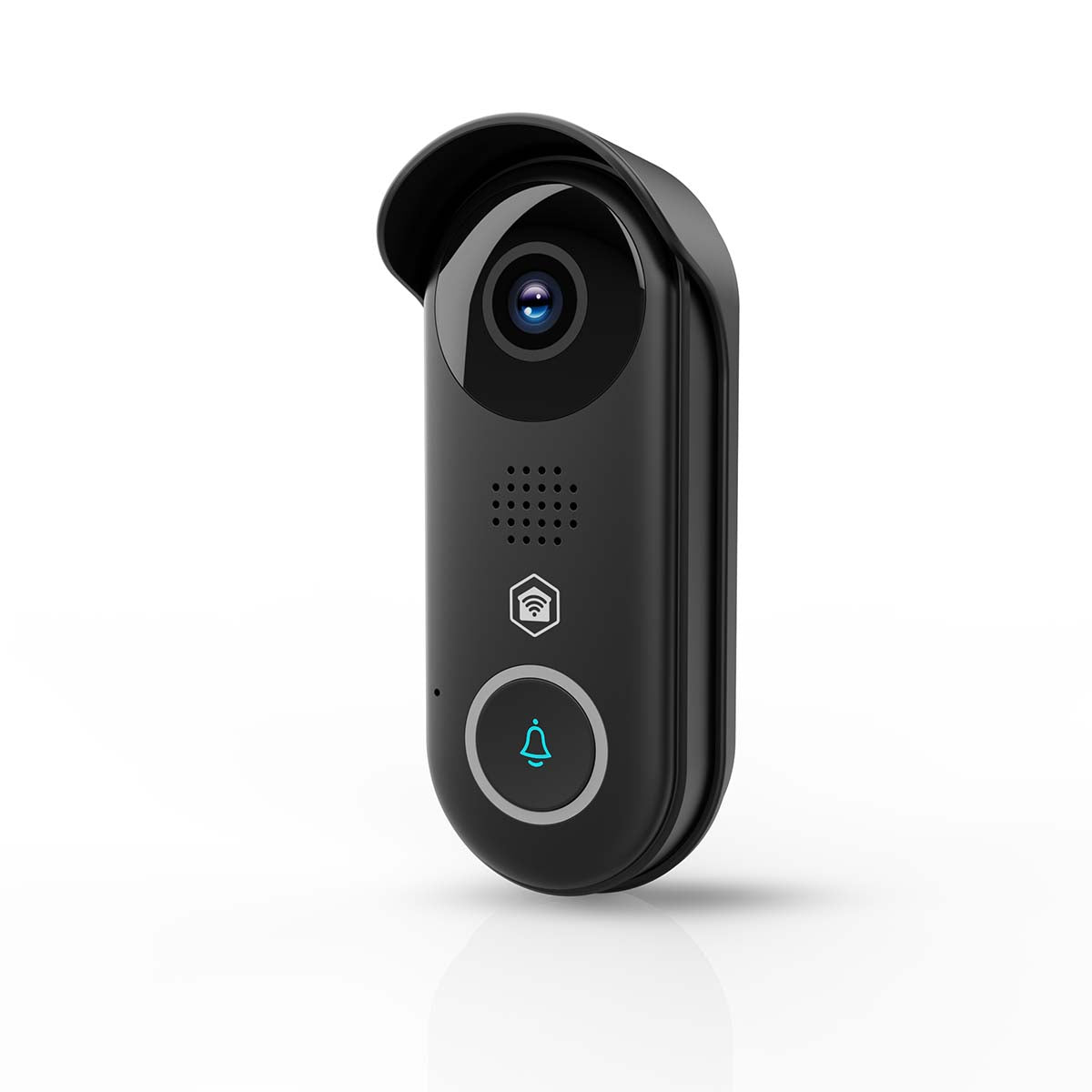 SmartLife Video-Türsprechanlage | Wi-Fi | Trafo | Full HD 1080p | Cloud Storage (optional) / microSD (not enthalten) / Onvif | IP54 | mit Bewegungssensor | Nachtsicht | Schwarz
