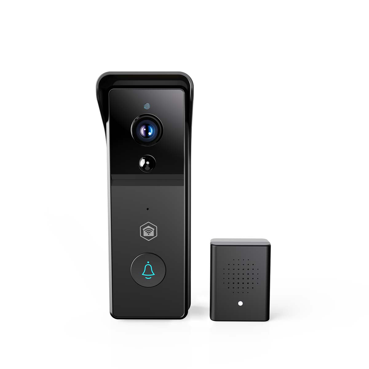 SmartLife Video-Türsprechanlage | Wi-Fi | Batteriebetrieben | 3MP Full HD 1296p | Cloud Storage (optional) / microSD (not enthalten) | IP44 | mit Bewegungssensor | Nachtsicht | Schwarz