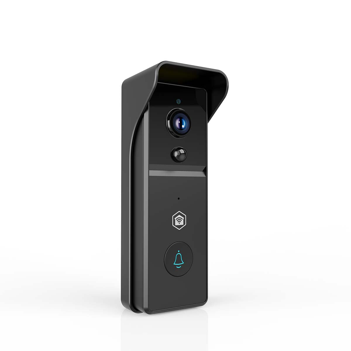 SmartLife Video-Türsprechanlage | Wi-Fi | Batteriebetrieben | 3MP Full HD 1296p | Cloud Storage (optional) / microSD (not enthalten) | IP44 | mit Bewegungssensor | Nachtsicht | Schwarz