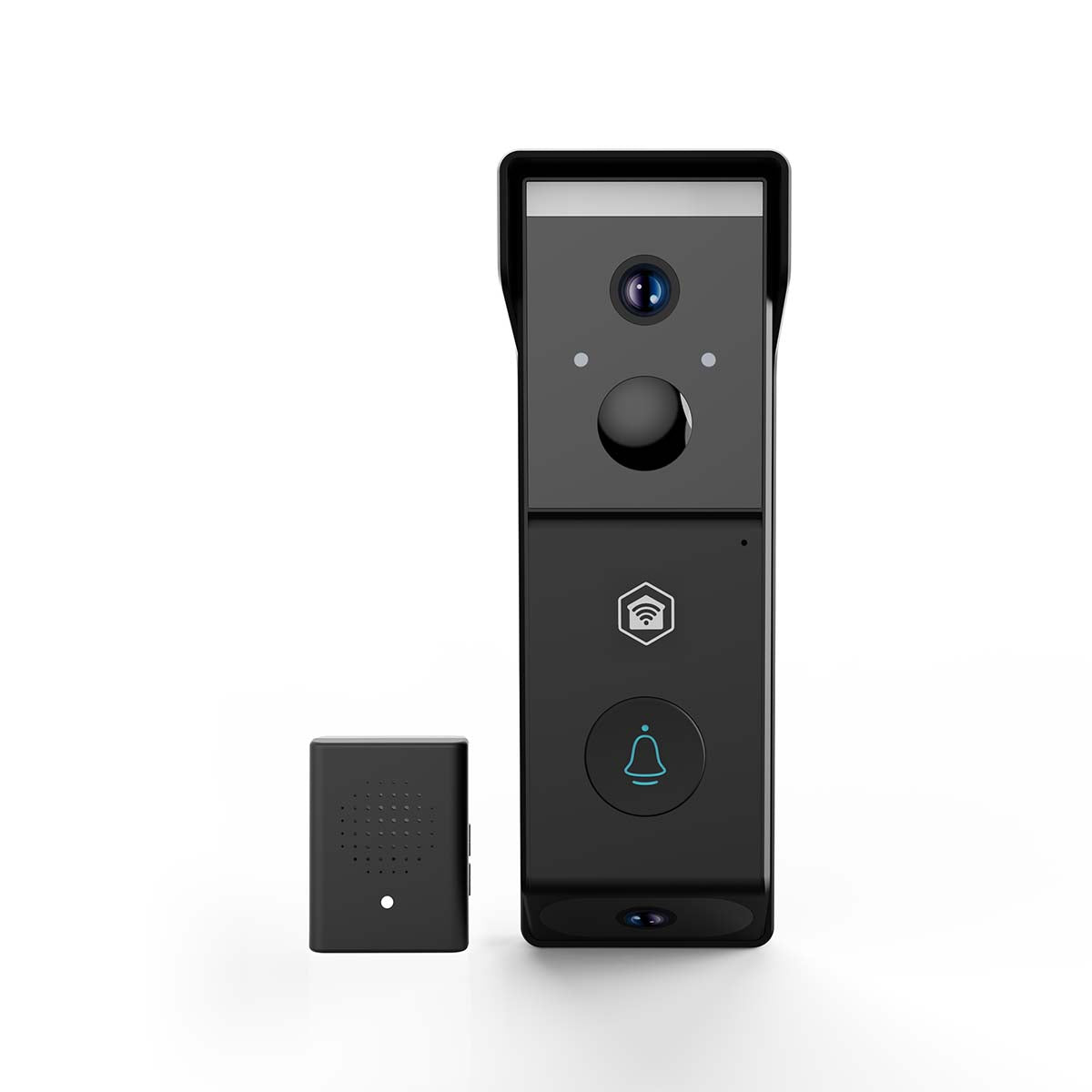 SmartLife Video-Türsprechanlage | Wi-Fi | Batteriebetrieben | Full HD 1080p | Cloud Storage (optional) / microSD (not enthalten) | IP54 | mit Bewegungssensor | Nachtsicht | Schwarz