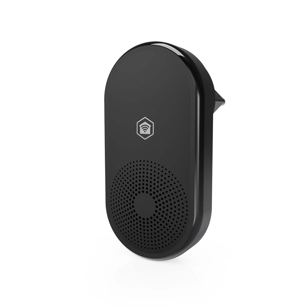 SmartLife Gong | 433 MHz | Zubehör für: WIFICDP11BK / WIFICDP21BK / WIFICDP31BK | Netzstromversorgung | 55 Klänge | 110 - 240 V AC 50/60 Hz | Verstellbares Volumen | Schwarz
