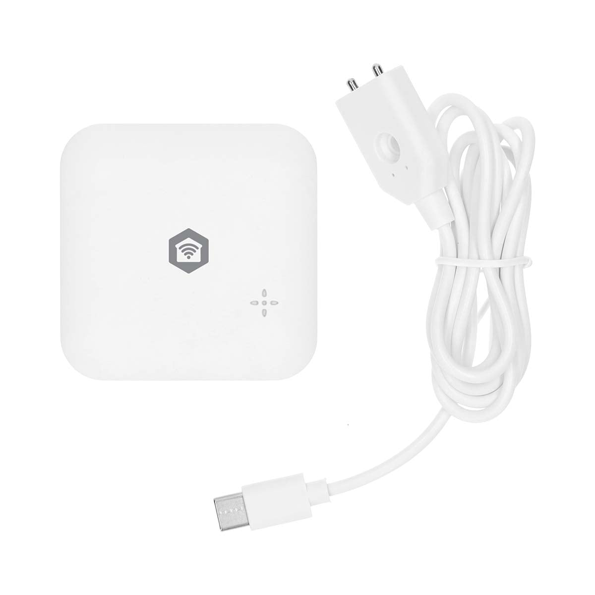 SmartLife Wassermelder | Wi-Fi | Batteriebetrieben | Verlängerung enthalten | Max. Batterie-Lebensdauer: 24 Monate | 80 dB | Weiss