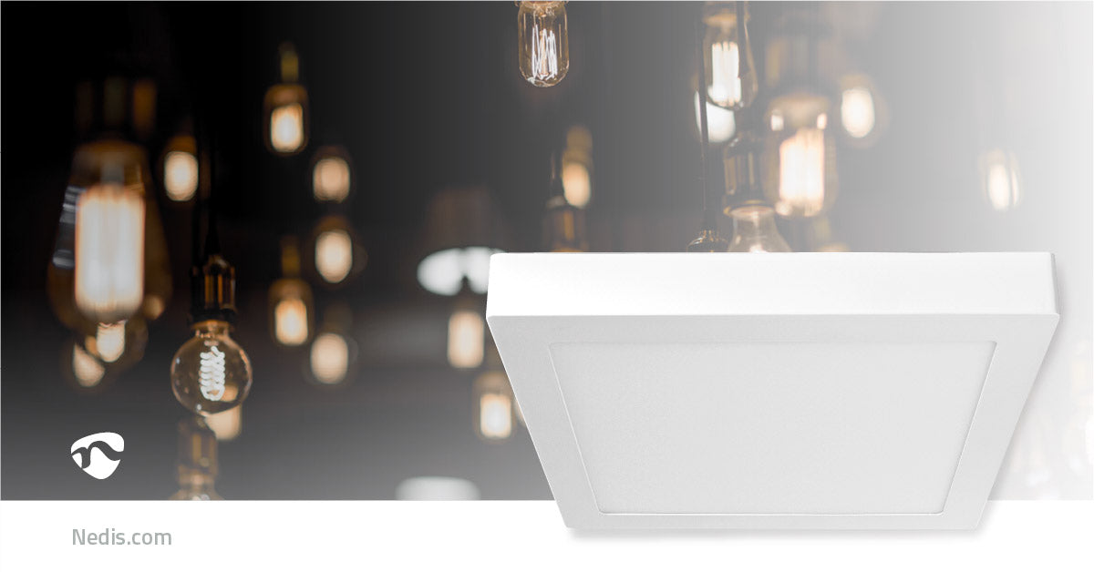 SmartLife Deckenleuchte | Wi-Fi | Kaltweiss / RGB / Warmweiss | Quadratisch | 1400 lm | 2700 - 6500 K | IP20 | Energieklasse: G | Android™ / IOS