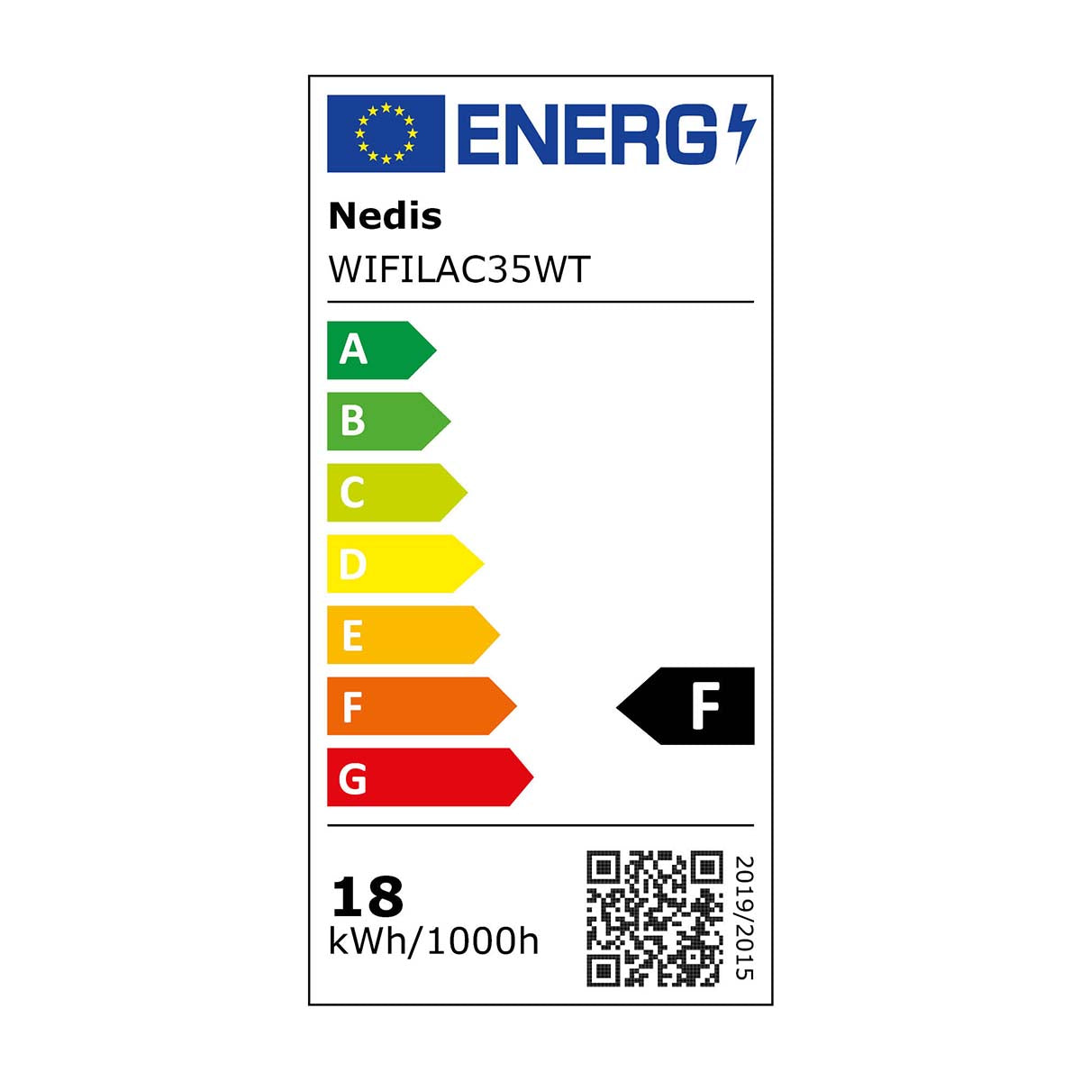 SmartLife Deckenleuchte | Wi-Fi | RGB / Warm bis kühlen weiß | Rund | Durchmesser: 260 mm | 1820 lm | 2700 - 6500 K | IP44 | Energieklasse: F | Android™ / IOS