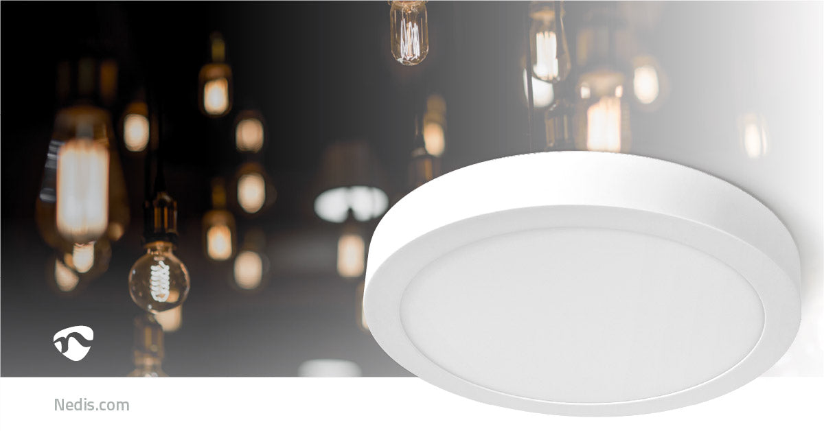 SmartLife Deckenleuchte | Wi-Fi | Kaltweiss / Warmweiss | Rund | Durchmesser: 300 mm | 1200 lm | 2700 - 6500 K | IP20 | Energieklasse: G | Android™ / IOS
