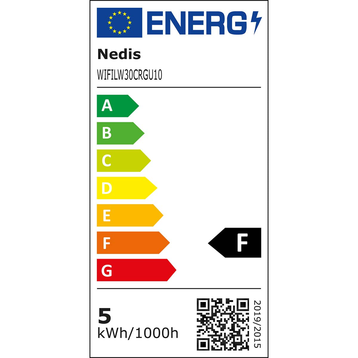 SmartLife LED-Spot | Wi-Fi | GU10 | 400 lm | 5 W | Kaltweiss / Warmweiss | 2700 - 6500 K | Energieklasse: F | Android™ / IOS | PAR16 | 3 Stück