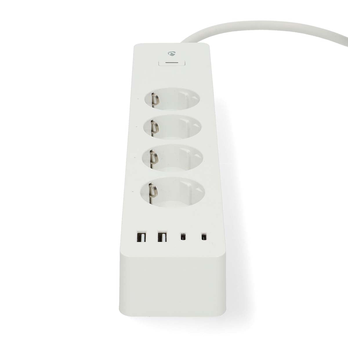 SmartLife Power Strip | Wi-Fi | Hybrid (CEE 7/7) / USB A / USB-C™ | 16 A | 3680 W | 2.00 m | 0 - 55 °C | Android™ / IOS | Weiss