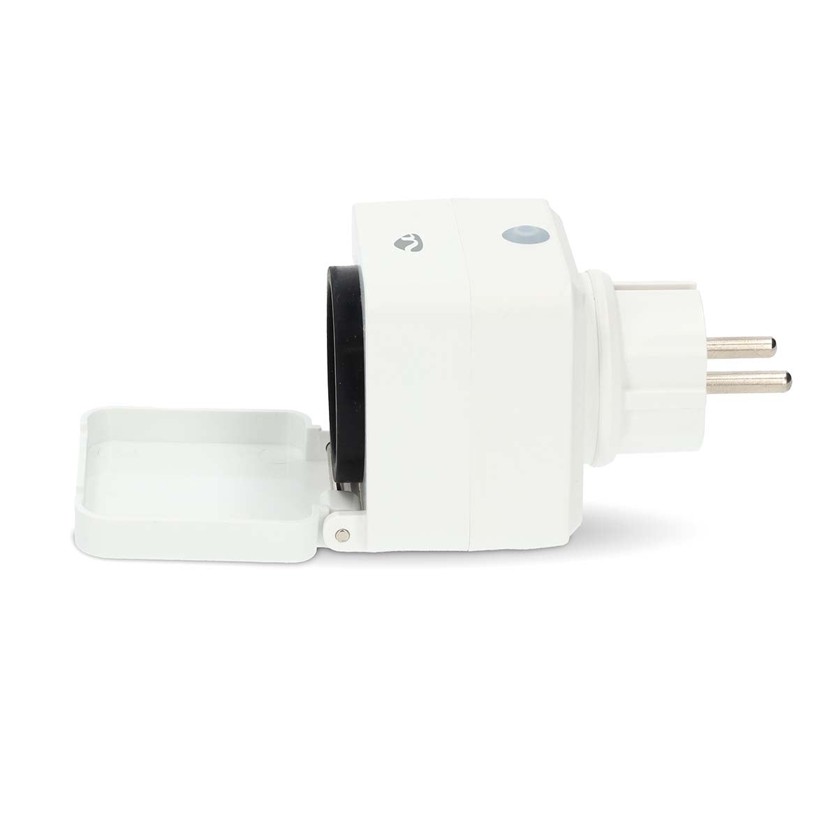 SmartLife Smart Stecker | Wi-Fi | IP44 | 3680 W | Schutzkontakt | -25 - 55 °C | Android™ / IOS | Grau / Weiss | 1 Stück