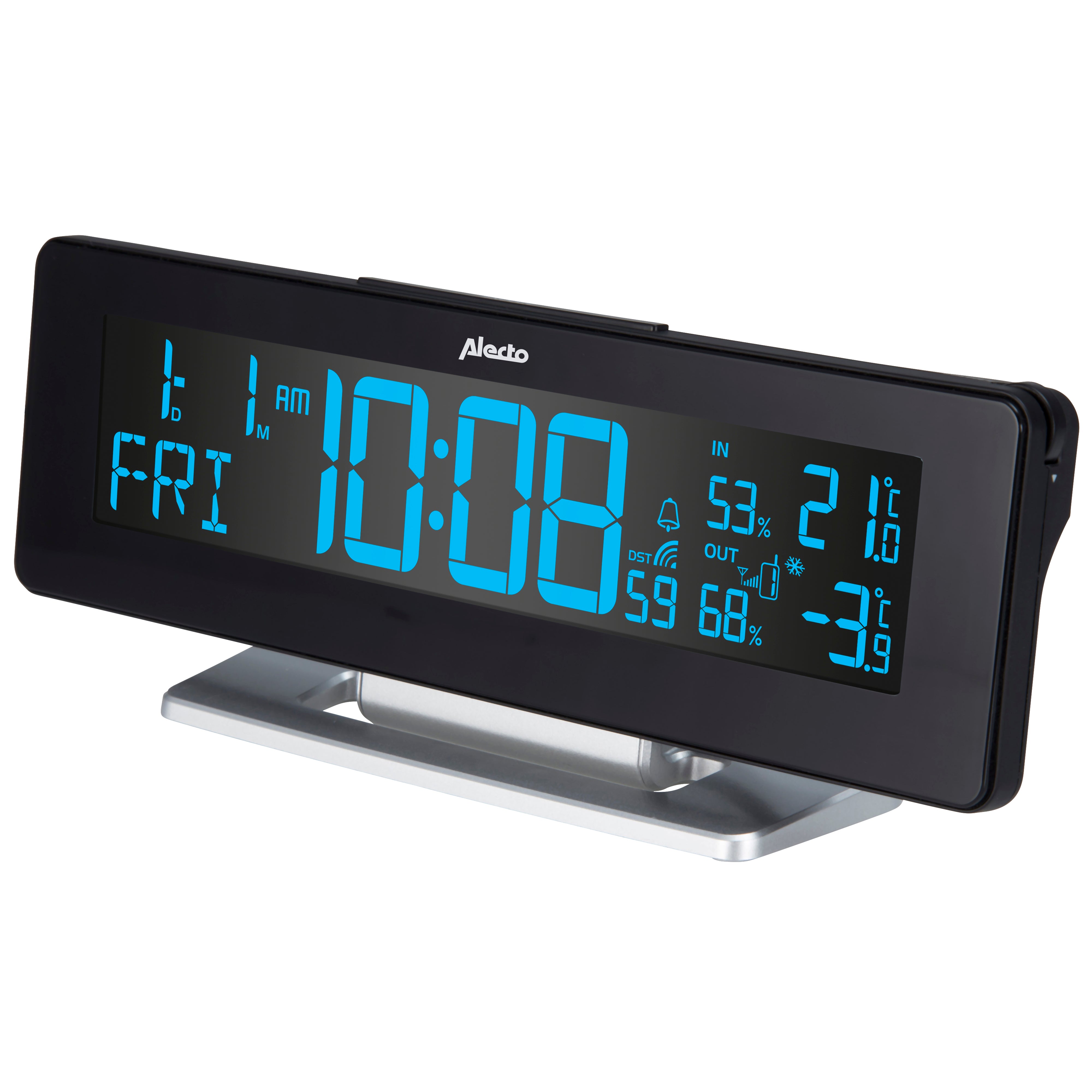 Digitaler Wecker mit Wetterstation