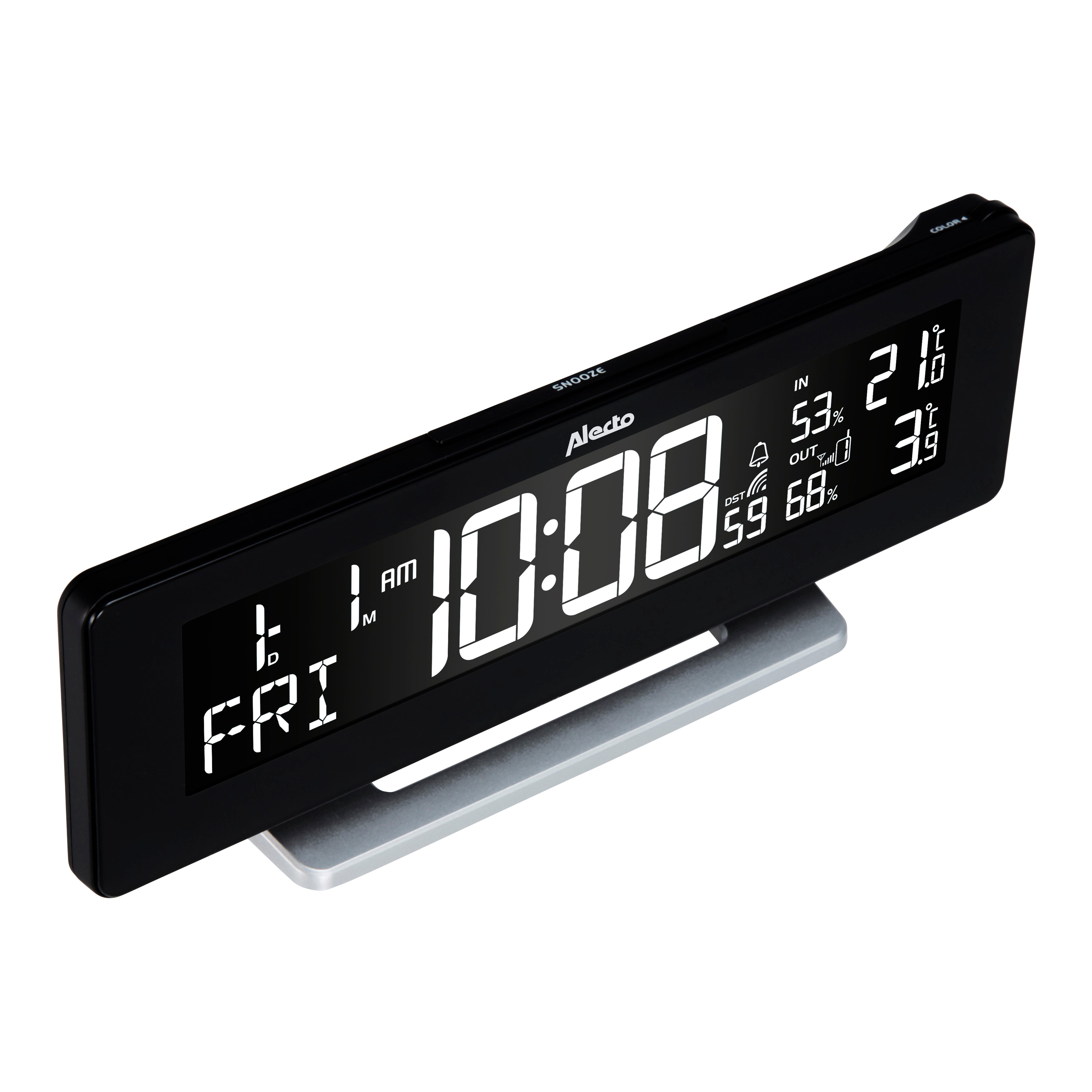 Digitaler Wecker mit Wetterstation