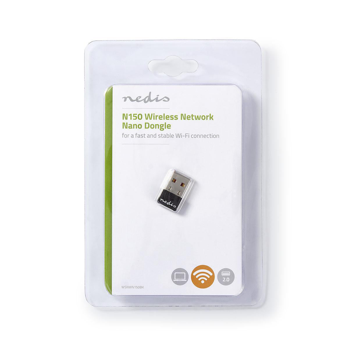 Netzwerk-Dongle | Wi-Fi | N150 | 2.4 GHz | USB2.0 | Wi-Fi speed total: 150 Mbps | Windows 10 / Windows 7 / Windows 8