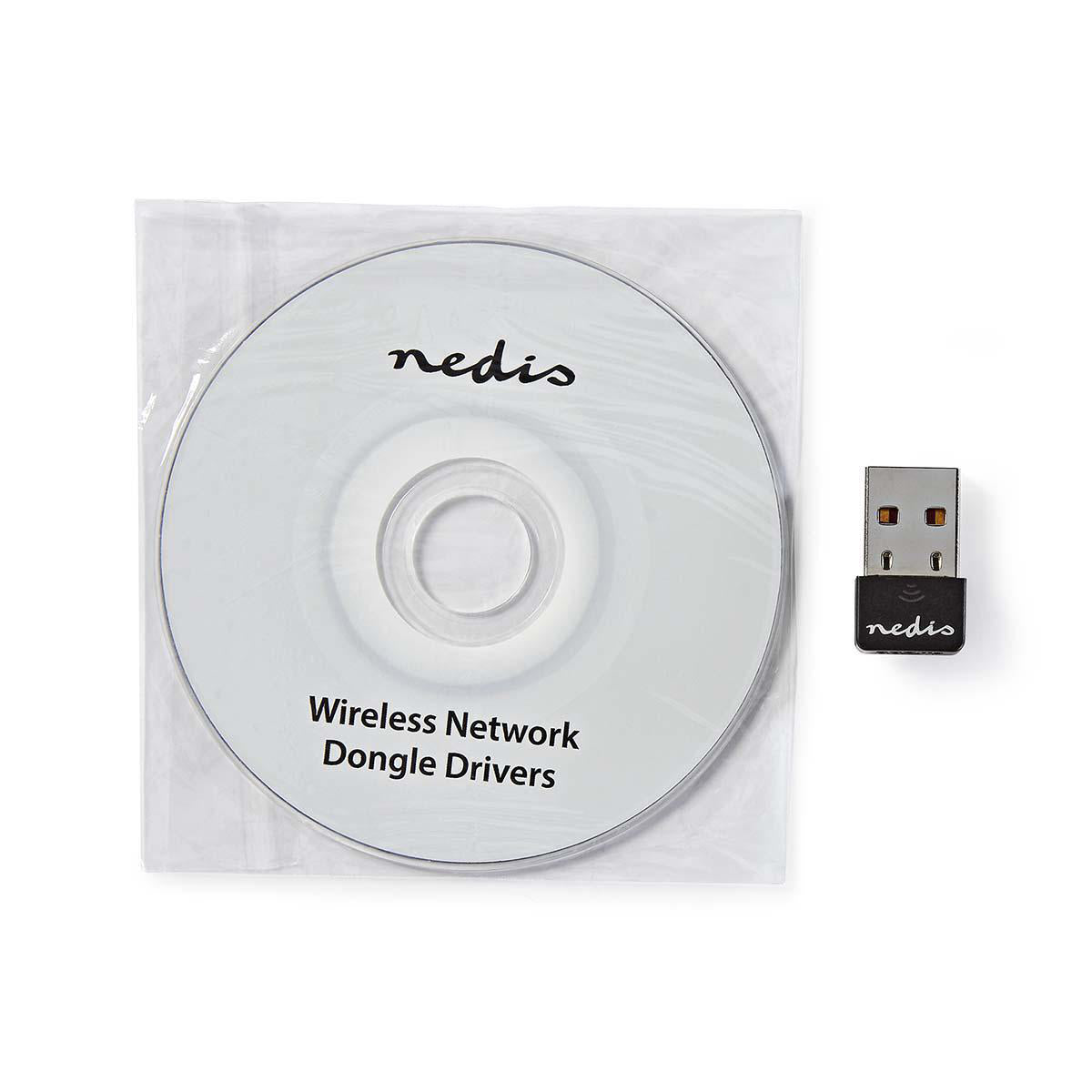 Netzwerk-Dongle | Wi-Fi | N150 | 2.4 GHz | USB2.0 | Wi-Fi speed total: 150 Mbps | Windows 10 / Windows 7 / Windows 8