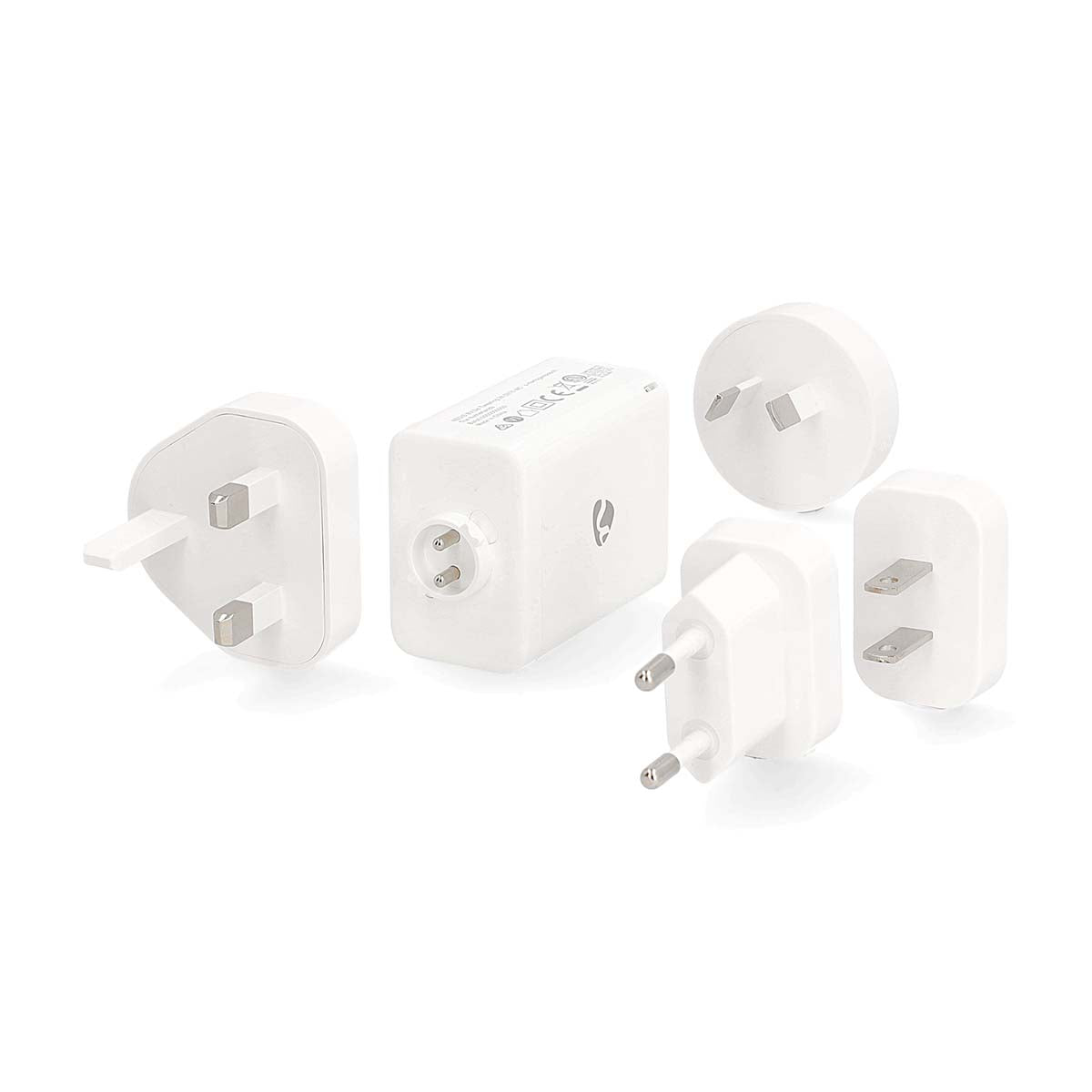 Reise-Adapter | 100 - 240 V AC 50/60 Hz | 65 W | Weiss
