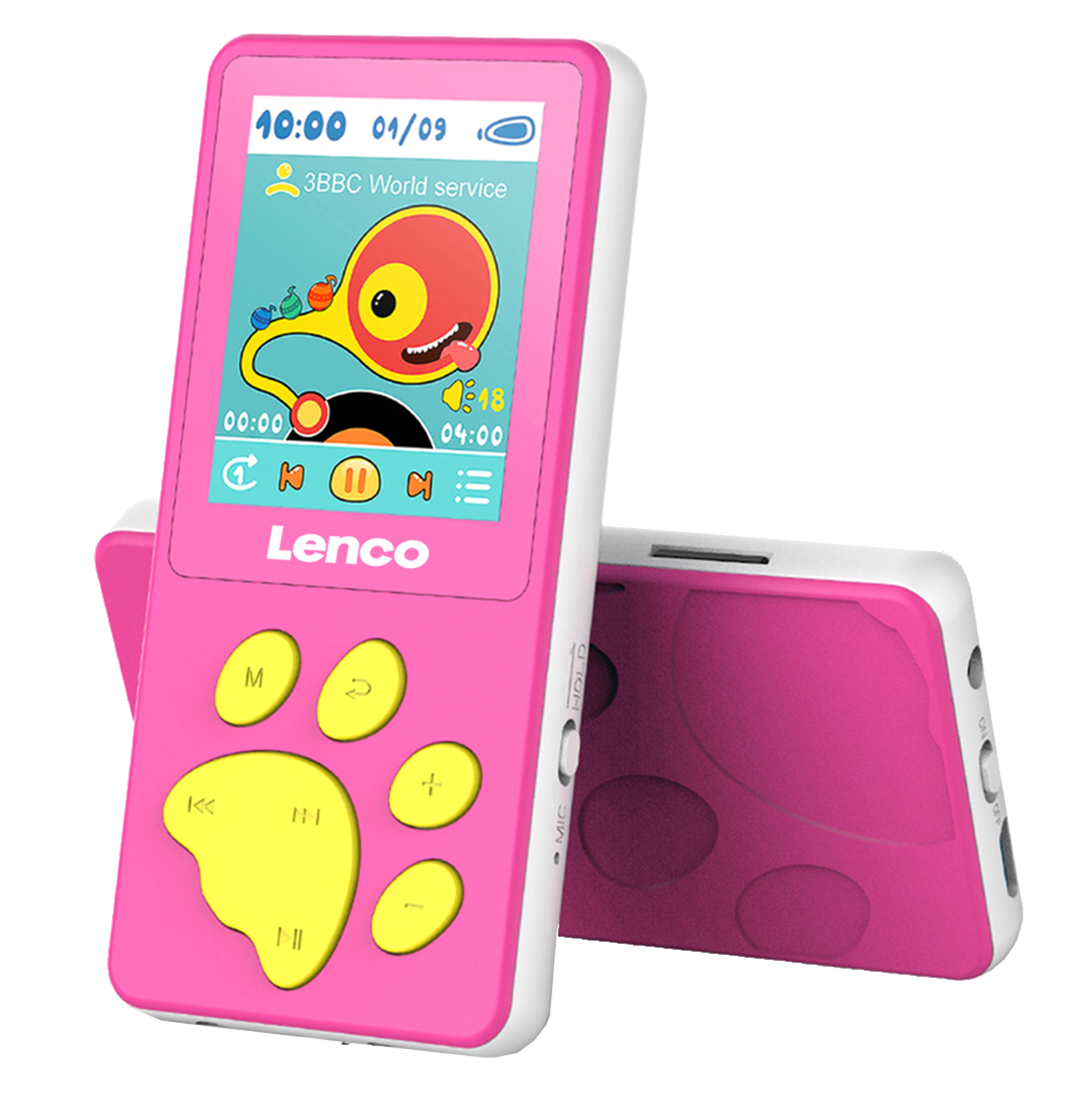8GB MP3 MP4 Player mit 1,8" Bildschirm Rosa