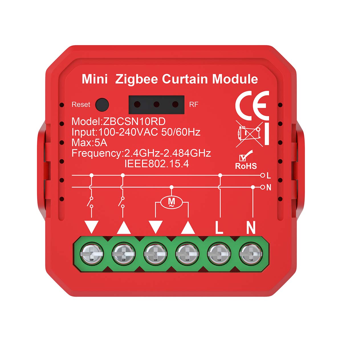 SmartLife Power Switch | Zigbee 3.0 | 1000 W | Terminal Anschluß | App erhältlich für: Android™ / IOS
