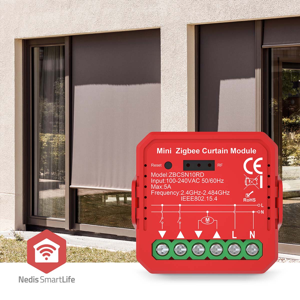 SmartLife Power Switch | Zigbee 3.0 | 1000 W | Terminal Anschluß | App erhältlich für: Android™ / IOS