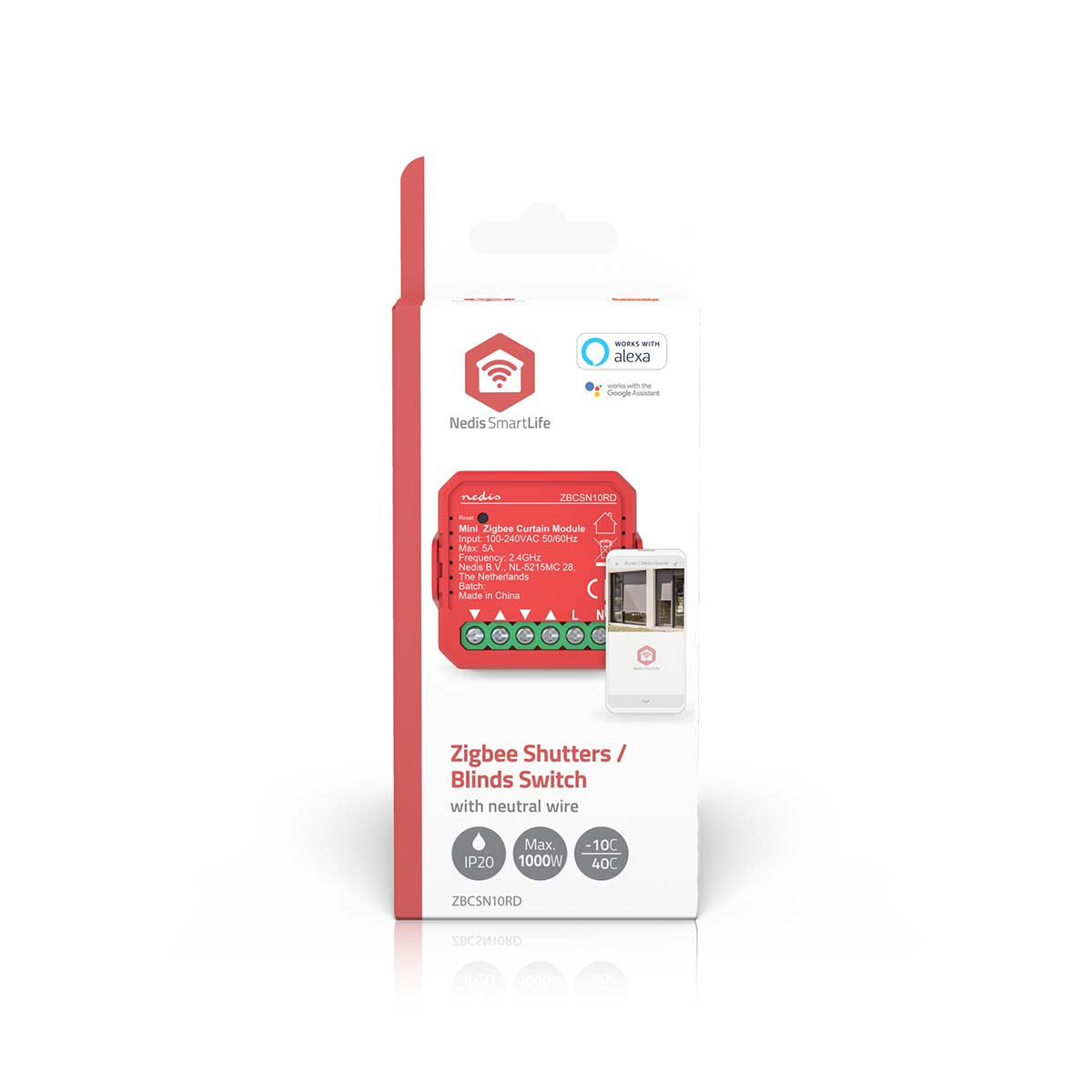 SmartLife Power Switch | Zigbee 3.0 | 1000 W | Terminal Anschluß | App erhältlich für: Android™ / IOS